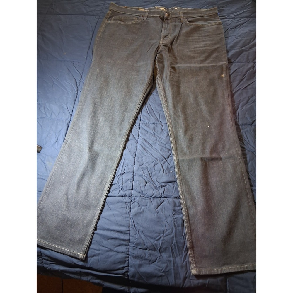 Goodfellow‎ Men's Jeans 40x32 Blue washed Slim Straight Total Flex
